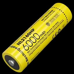 Аккумулятор 21700 Nitecore NL2160HP 6000mAh Li-Ion 3.6V (Желтый)
