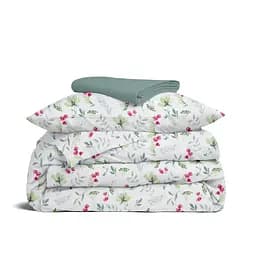 Дитяча постільна білизна Cosas SUMMER FLOWERS 110х140см (FlowersMeadowGreenRose_104Ashmint_140)