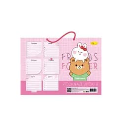 Ламіноване розклад уроків "Friends Forever" АП-0801-11 А4