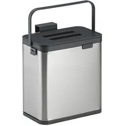 Ведро Kela Plata для органических отходов серебристое 2.1 л (12129)