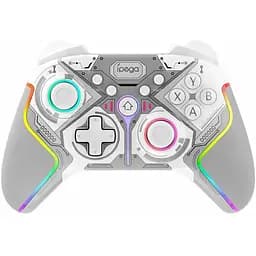 Геймпад iPega PG-9666SB с поддержкой PS/PC/Android/iOS с RGB-подсветкой серый