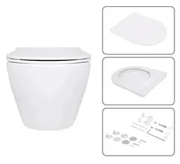 Набір Q-tap Nest 4 в 1 підвісний унітаз Jay Ultra Quiet 520x360x320 + комплект інсталяції QT07335175W48195 - мініатюра 6