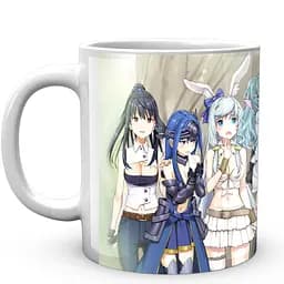 Кружка GeekLand Арифурета Arifureta Хадзиме среди своих девушек держит Мю на плече ARF 02.011 330 мл белая