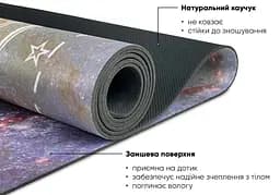 Килимок для йоги Light BlueMoon (замша-каучук) EasyFit fit0025100 - мініатюра 2