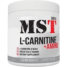 Жиросжигатель MST L-Carnitine + Amino, 300 г Лимончелло