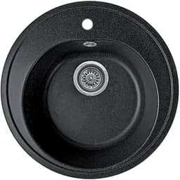 Мийка кухонна Valetti 5S гранітна 510x510 мм чорна