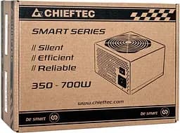 Chieftec Блок живлення Smart (500W), >85%, 120мм, 1xMB 24pin(20+4), 1xCPU 8pin(4+4), 2xMolex, 3xSATA, 1xPCIe 8pin(6+2) - мініатюра 4