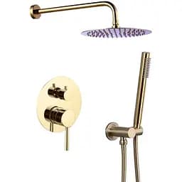 Душова система VBI Milano gold прихованого монтажу VBI-050109GL, Золотий