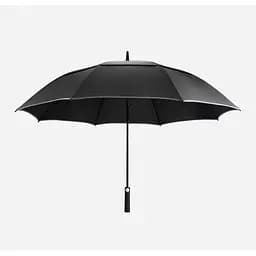 Парасолька RunMi Ninetygo Double-layer Windproof Golf Automatic Umbrella (6941413217156) чорна - мініатюра 2