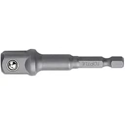 Адаптер для торцевих головок під шурупокрут Toptul 1/4"х1/2" L72 (6-гр.-квадрат) FPKA0816