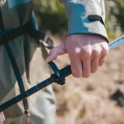 Трекінгова палиця 3-секційна Naturehike ST06 NH17D006-D, 66-135 см, біла - мініатюра 7