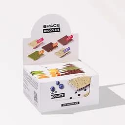 Блок шоколаду Spacefood Space Chocolate Crunch, 10*25 грам - Мікс
