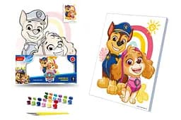 Картина за номерами Qbee Щенячий патруль Гончик і Скай 30x40 см QB914-011