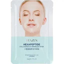 Патчі для носогубної зони Venzen Hexapeptide Collagenous Wrinkles Mask 5 г