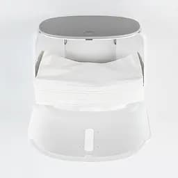 Тримач для туалетного паперу МВМ My Home 228x158x163 мм (BP-43 WHITE/GRAY) - мініатюра 3