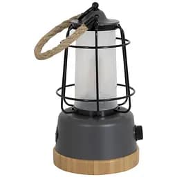 Ліхтар кемпінговий Bo-Camp Harlington Rechargable Dimming 370 Lumen Bamboo-Grey (5818921) - мініатюра 8