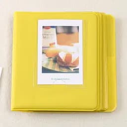 Фотоальбом для Fujifilm Instax Mini (12, 11, 40, 70, 90, 99, EVO, Link, Liplay) Polaroid 300, Z2300 на 64 фото, жовтий  - мініатюра 6