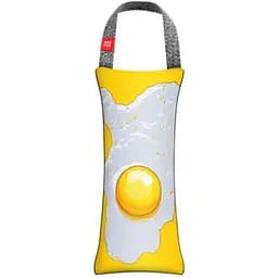 Игрушка для собак Waudog Fun, с пищалкой яичница, S, 7х16 см (6200-0213)