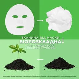 Гіалуронова тканинна маска для шкіри обличчя Garnier Skin Naturals Алое 28 г - мініатюра 5