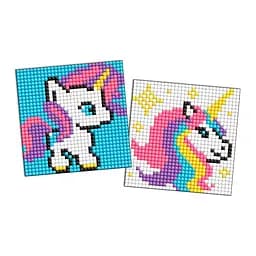 Алмазная мозаїка Одноріжка AMS1056 на самоклеючій основі 9x9 см