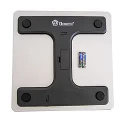 Підлогові ваги електронні Domotec MS-1604 Білі з чорним малюнком, ваги домашні підлогові (NS) - мініатюра 2