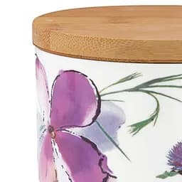 Ємність для сипучих продуктів Krauff Aquarelle з бамбуковою кришкою 16 см 1 л (21-244-043) - мініатюра 2