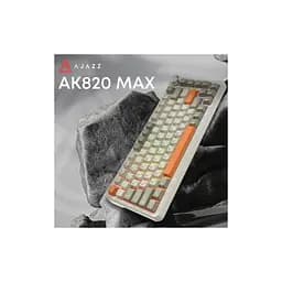 Клавіатура Ajazz AK820 MAX Flying Fish Switch RGB Wireless/Bluetooth/USB Beige (AK820MAX-FF-R) - мініатюра 3