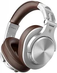 Навушники OneOdio Fusion A70 Bluetooth+3,5мм/6,35мм Silver/Brown (A70 Silver Brown)