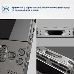 Диктофон цифровий професійний з активацією голосом Nectronix V35, пам'ять 8 Гб, SD карти до 64 Гб, таймер, MP3 (100551) - мініатюра 4