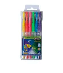 Набор гелевых ручек Neon, 6 цветов, 6 шт.