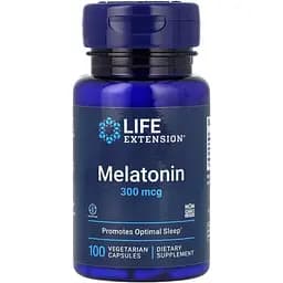 Мелатонін Life Extension Melatonin 300 мкг 100 капсул