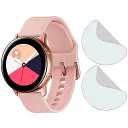 Защитная пленка для Samsung Galaxy Watch Active 40mm Rose Gold - 2шт прозрачная Watchbands (WB000A40PL2-GOLD)