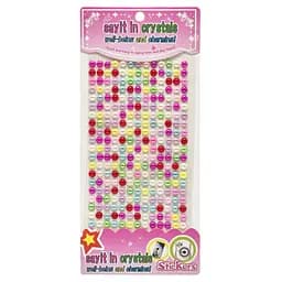 Полубусины наклейки Bambi Планшетка-№28, 6 мм, на планшетке 260 шт