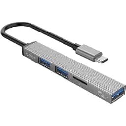 USB-хаб Orico AH-12F-GY-BP USB Type-C 3-в-1 (CA913541)