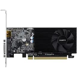 Відеокарта GeForce GT1030, Gigabyte, 2Gb GDDR4, 64-bit, DVI/HDMI, 1417/2100 MHz, Low Profile (GV-N1030D4-2GL)