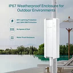 Точка доступу TP-Link EAP650 OUTDOOR AX3000, 1xGE LAN, PoE, Passive PoE - мініатюра 6