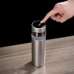 Заварювальний термос із титану Fun Home Funjia Titanium Smart Cup 520ml FJ-TA003 Grey - мініатюра 3