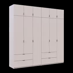 Розпашна Шафа для одягу Doros Лукас Кашемір 3+3 ДСП 240х50х240 (42005108) - мініатюра 6