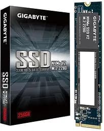 Накопичувач SSD 256GB Gigabyte NVMe SSD V2 M.2 PCIe 3.0 x4 3D NAND TLC (G3NVMEV2256G) - мініатюра 3