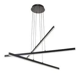 Люстра підвісна Brille світлодіодна 48W WW BK (BL-832S/3)