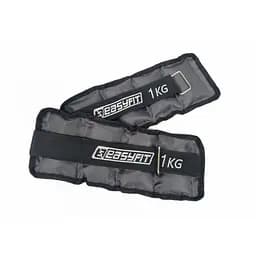 Утяжелители EasyFit 2 х 1 кг для ног и рук с металлом (EF-AWTМ-100)