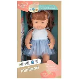 Лялька Miniland руда дівчинка з веснянками в одязі 38 см подарункова коробка (33203)