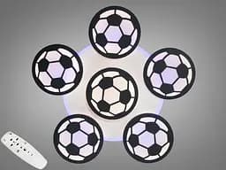 Светодиодная люстра футбольная тема, 105W, черного цвета