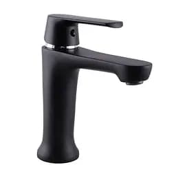 Смеситель для умывальника Globus Lux Laguna GLA-0401-10-BB Черный матовый