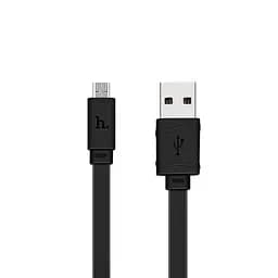 USB Cable Hoco X5 Bamboo MicroUSB Black 1m