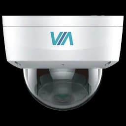 Відеокамера VIA Security 4 Мп IP купольна вулична зі звуком та SD карткою VS-D24AS(VP) (2.8мм)