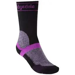 Носки Bridgedale Mountain Bike Winter Weight T2 Merino Sport Boot Women's Black/Purple S (1053-710354.016.S)