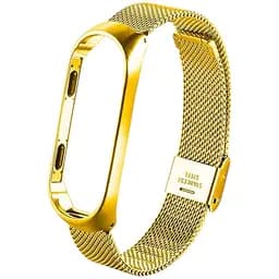 Ремешок для фитнес-браслета 4You для Xiaomi Mi Band 3/4 металлическая миланская петля