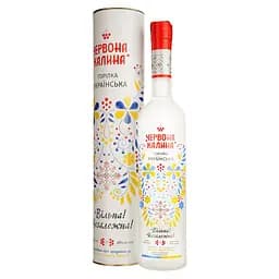 Горілка Червона Калина Українська лімітована серія до Дня Незалежності України 40% 0.7 л в подарунковій упаковці