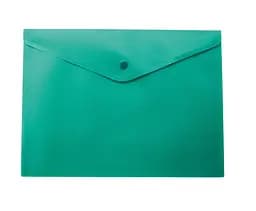 Папка-конверт, на кнопке, А5, BM.3935-99 BUROMAX, матовый полупрозр.пластик (4823078953421) Зелёный